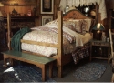 alder-arched headboard with crown molding-queen