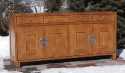 alder-4 mitered frame doors-4 drawers