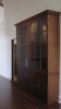 alder display cabinet - 2 upper divided light doors - 4 lower frame &panel doors