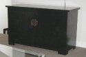 black lacquer stereo cabinet