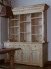 pine-4 doors & drawers-upper with turned posts