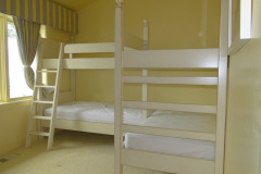 built in bunk beds - 4 twin size - paint & glaze-finish