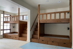 alder - built in bunk beds with stairs