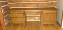 alder - frame & panel sides - 1 door - 5 drawers