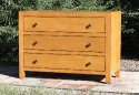 alder - 3 drawers - mitered frame