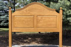 alder - arch top - raised panels - king size