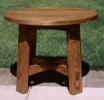 oak cricket table - stickley style