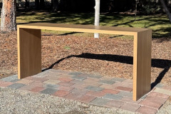 Console Waterfall Table - White Oak